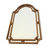 Miroir en résine à faux parcloses 67x106cm