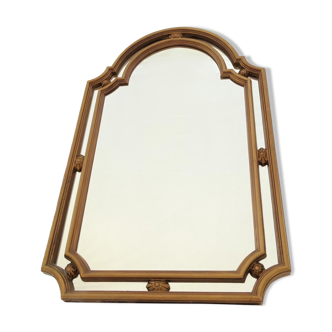 Resin mirror with false parcloses 210x106cm