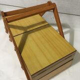 Wood sewing box