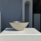 Duo of gray Indonesian ceramic bowls or salad bowls