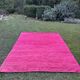 Tapis laine pink vintage grande taille