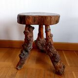 Brutalist vine stock stool
