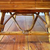 Rattan and bamboo wardrobe