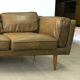 3-seater leather sofa