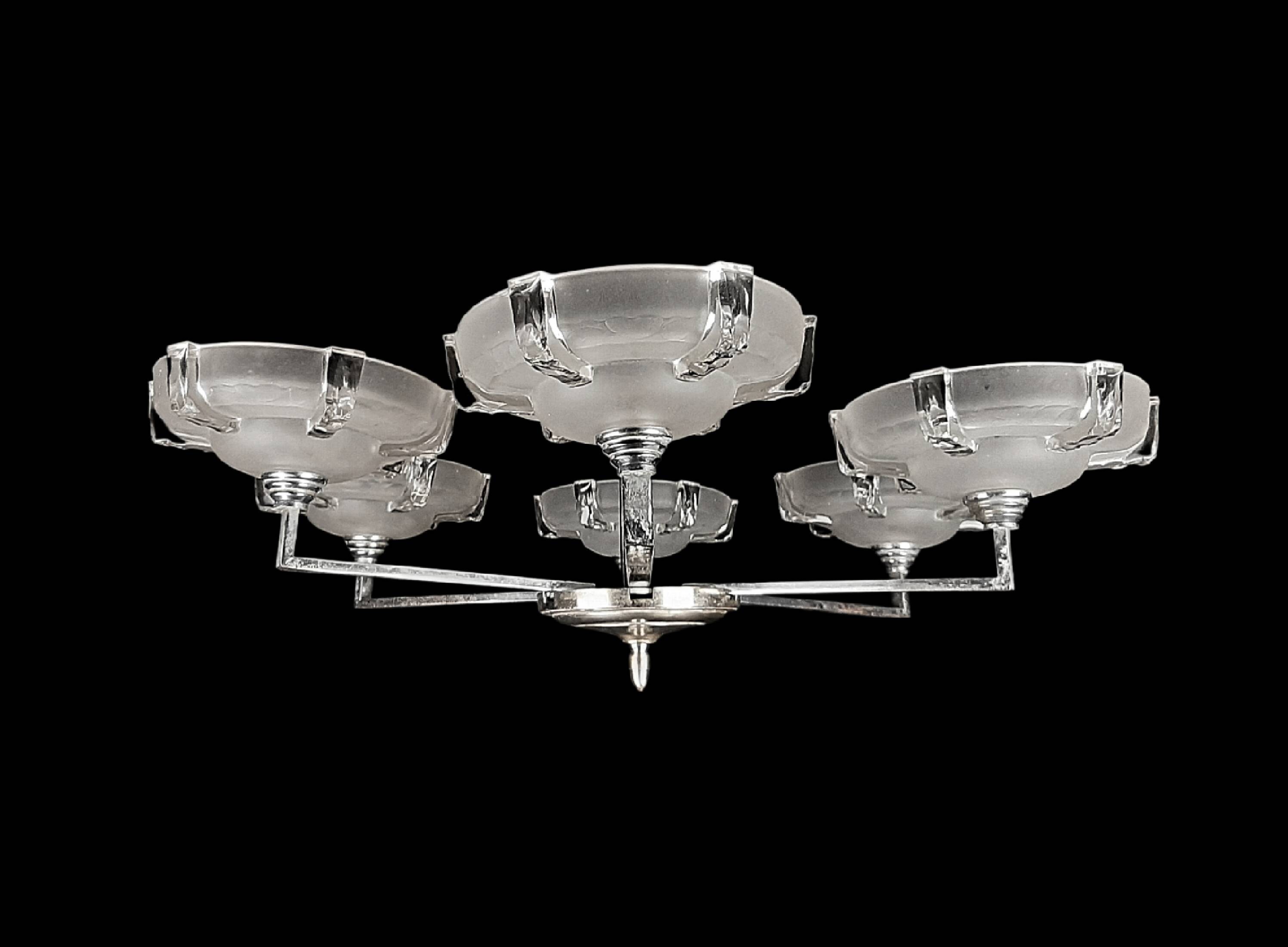 Ezan art deco chandelier