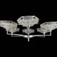 Ezan art deco chandelier