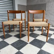 Set of 4 HW Klein chairs for Bramin