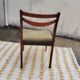 Scandinavian chair in teak and velvet