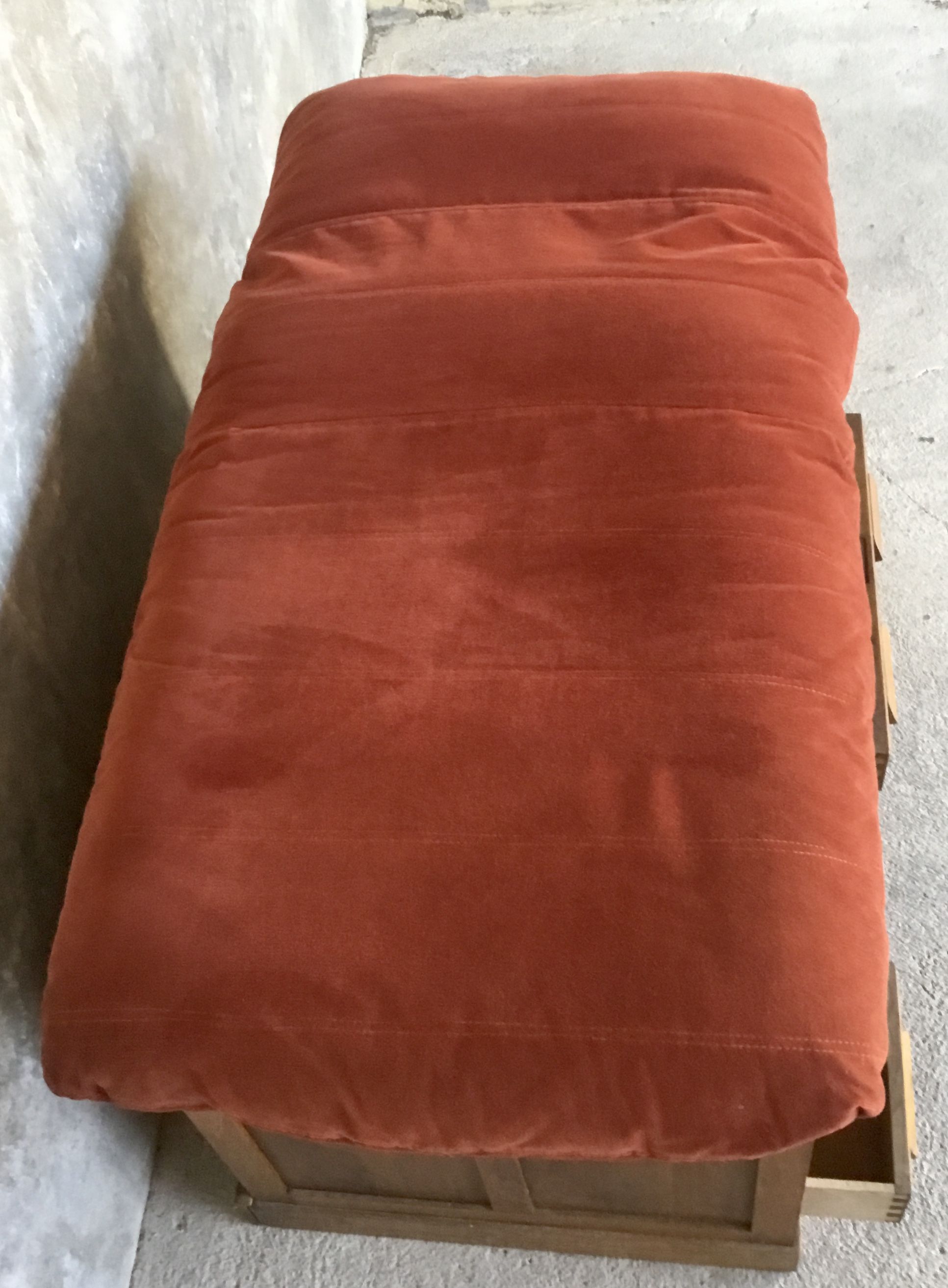 3-seater sofa marsala by Michel Ducaroy for Roset France - design 1970