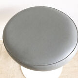 Vintage gray tulip stool 1970s