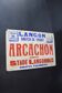 Affiche "Match de Rugby" ville de Langon années 1930