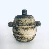 Brutalist Dutch Art Ceramic Pot by Pieter Groeneveldt, Netherlands, 1960s