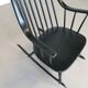 Black Lena Larsson for Nesto rocking chair 1960s