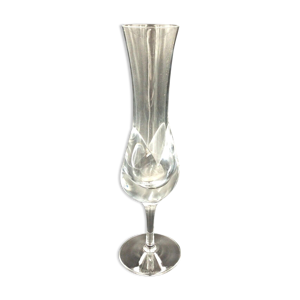 Vase tulipe cristal signé - daum