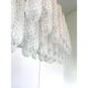 Contemporary Clear “Conchiglie” Murano Glass Rectangular Gold Chandelier by