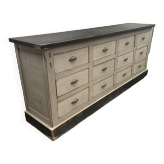 Old cabinet with 12 drawers