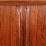 Bernhard Pedersen & Søn teak sideboard with tambour doors / Danish Mid-Century Modern design / 1960s