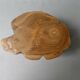 Boite en bois monoxyle, travail artisanal