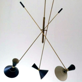 Vintage 3-arm chandelier
