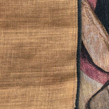 Vintage tapestry hand-screen printed in France