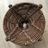 Ethnic rattan stool Africa, Congo
