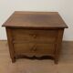 Low walnut cabinet