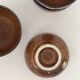Set of 4 ceramic cups, Japanese pottery, circa 1960/70