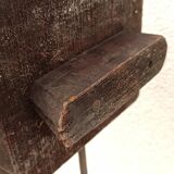 Set of three old ink pads on base