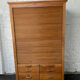 Notary furniture with wooden curtain