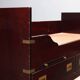 Light simple old marine style in mahogany veneer Italy 20th century