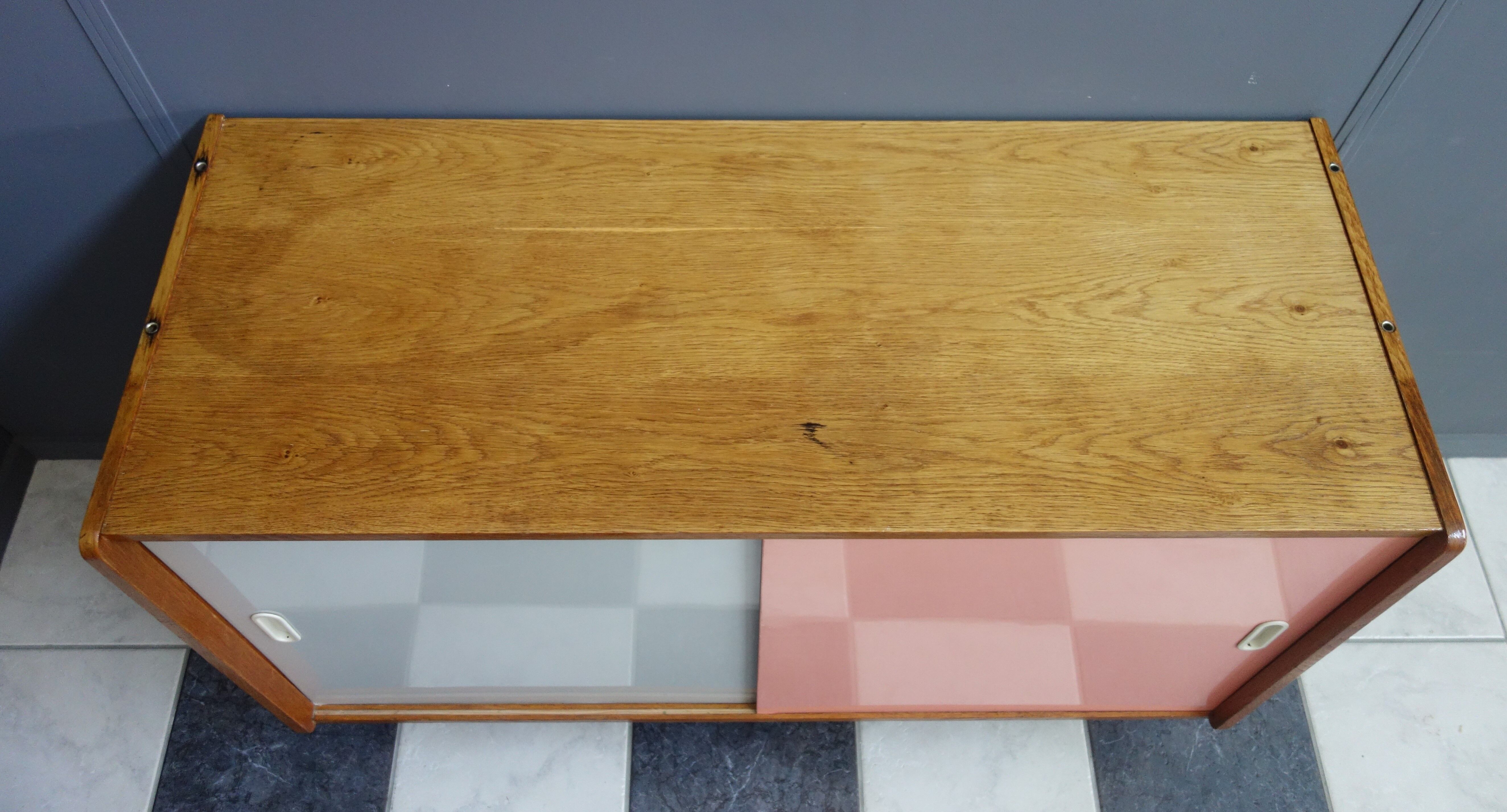 Jiri Jiroutek sideboard  in pink 1960s