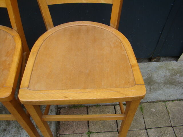 Pair of antique bistro chairs