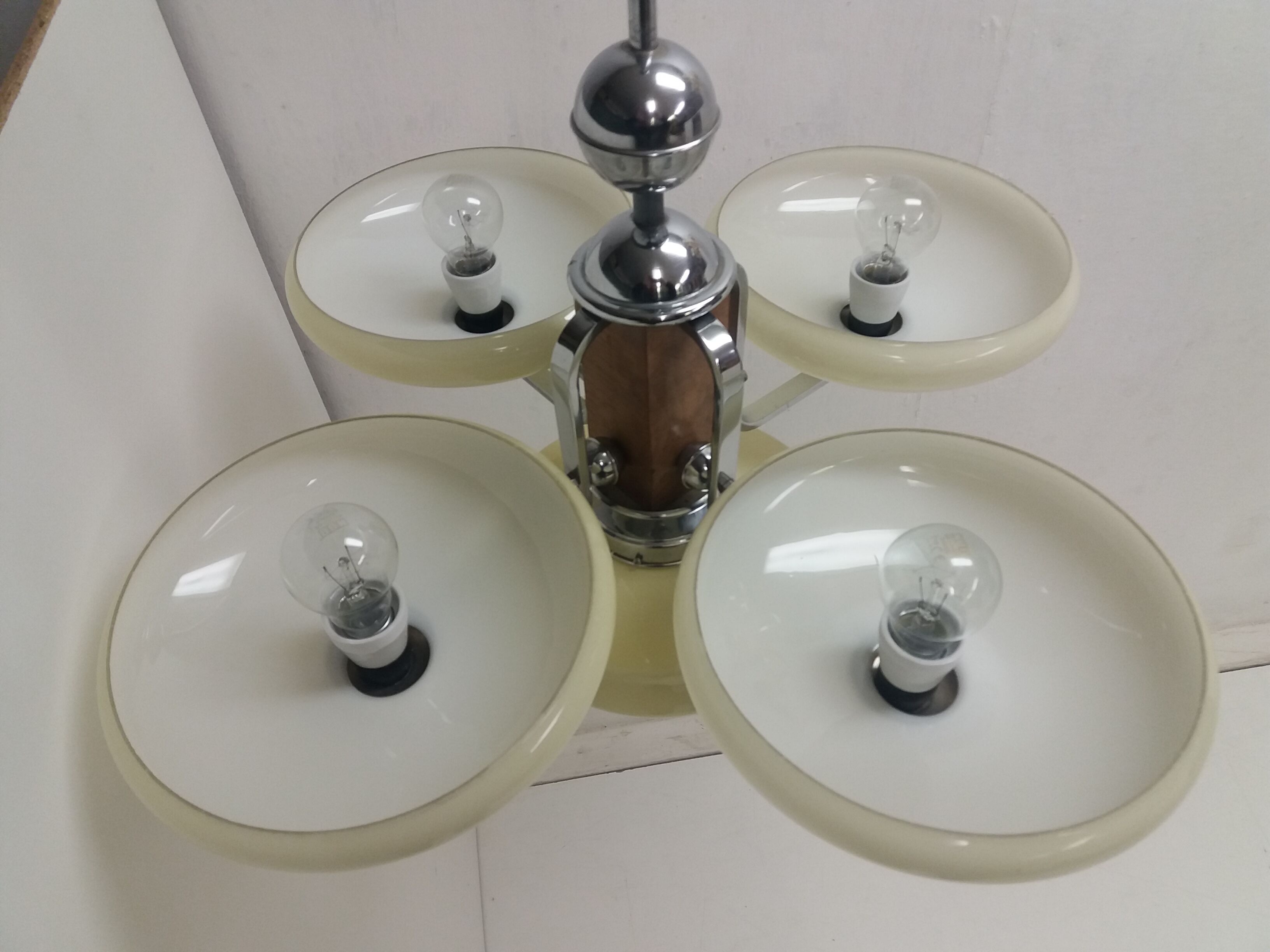 Art Deco chandelier, Czechoslovakia