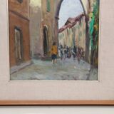 Oil painting by Umberto Lorini from 1960