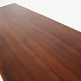 Walnut highboard 70's scandinavian design