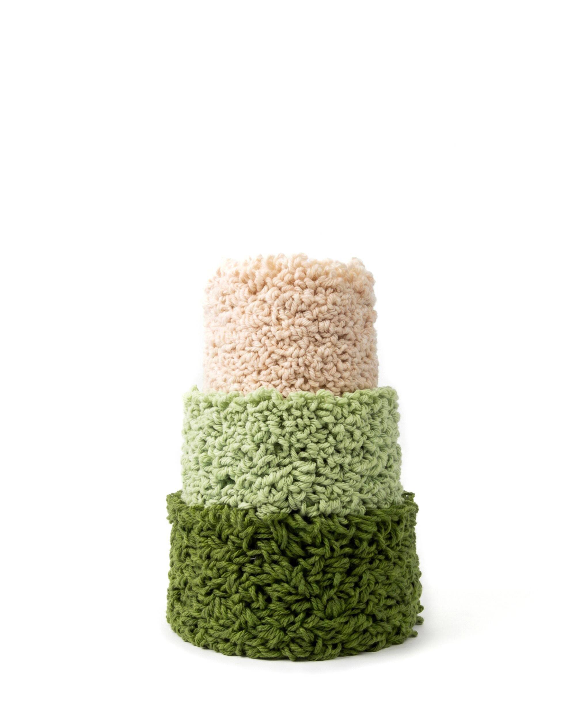 Grand Vase Dégradé Vert