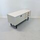 Vintage white wooden TV cabinet / Sideboard