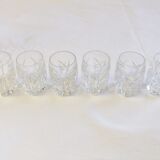 Bohemian crystal liqueur service Baccarat st Louis carafe carafon glass decanter