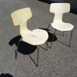 Pair of chairs Arne Jacobsen model 3103 Hammer Fritz Hansen