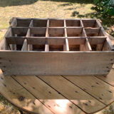 Wooden bottle locker