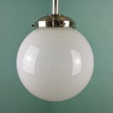 Ball opaline hanging lamp