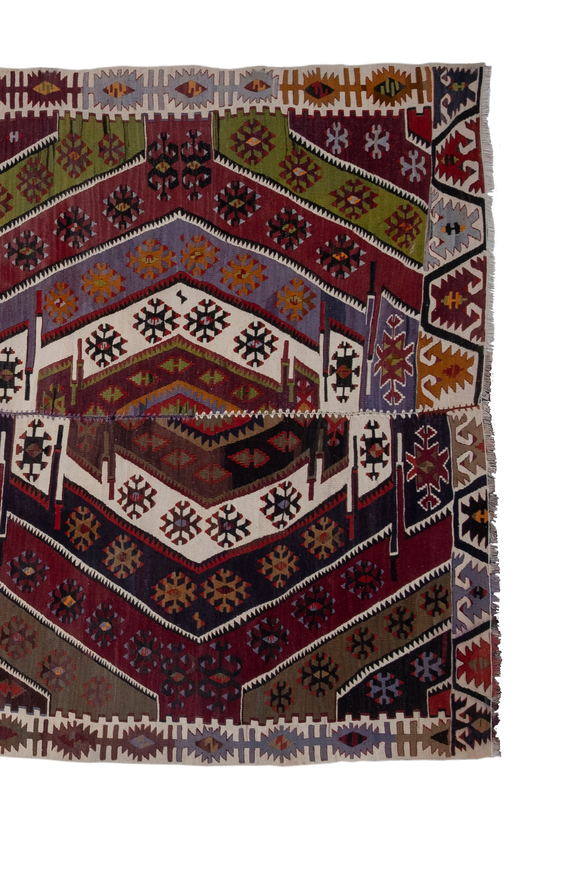 Turkish Kayseri Kilim Rug 173 x 403 cm