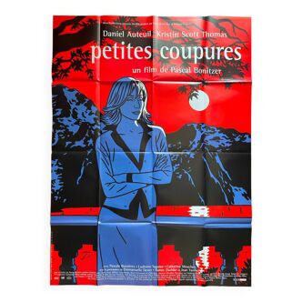 Affiche cinéma originale "Petites Coupures" Kristin Scott Thomas 120x160cm