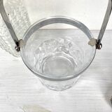 Vintage crystal ice bucket