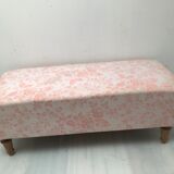 Vintage fabric bench end bed