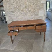 Antique solid wood desk
