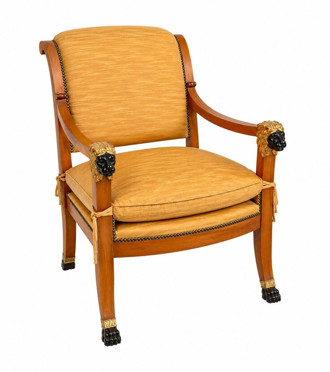 Neoclassical canapé and conversation chairs by Maison Rémy, Paris, France, 1986, set of 3.