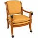 Neoclassical canapé and conversation chairs by Maison Rémy, Paris, France, 1986, set of 3.