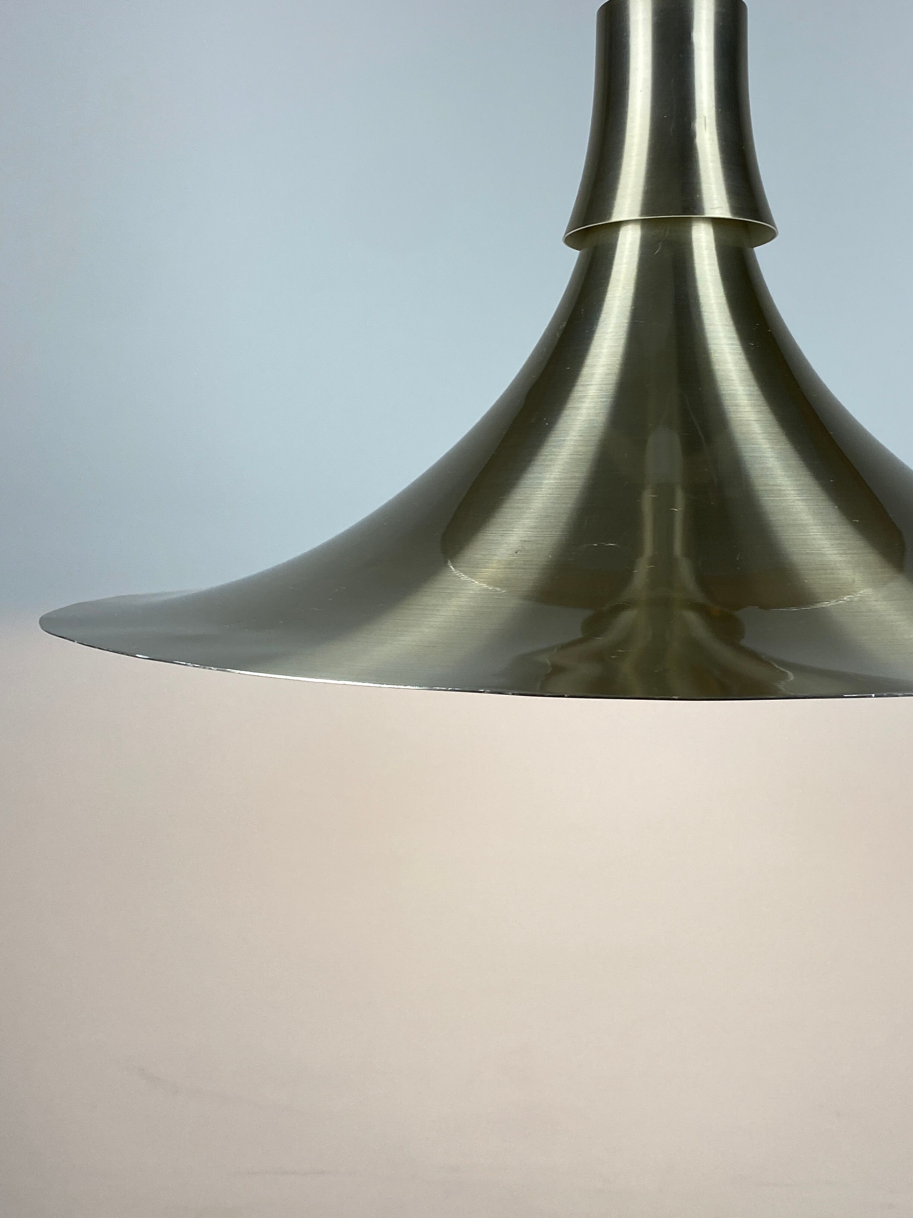 Trumpet shaped Pendant Lamp by Bent Nordsted for Lyskaer Belysning