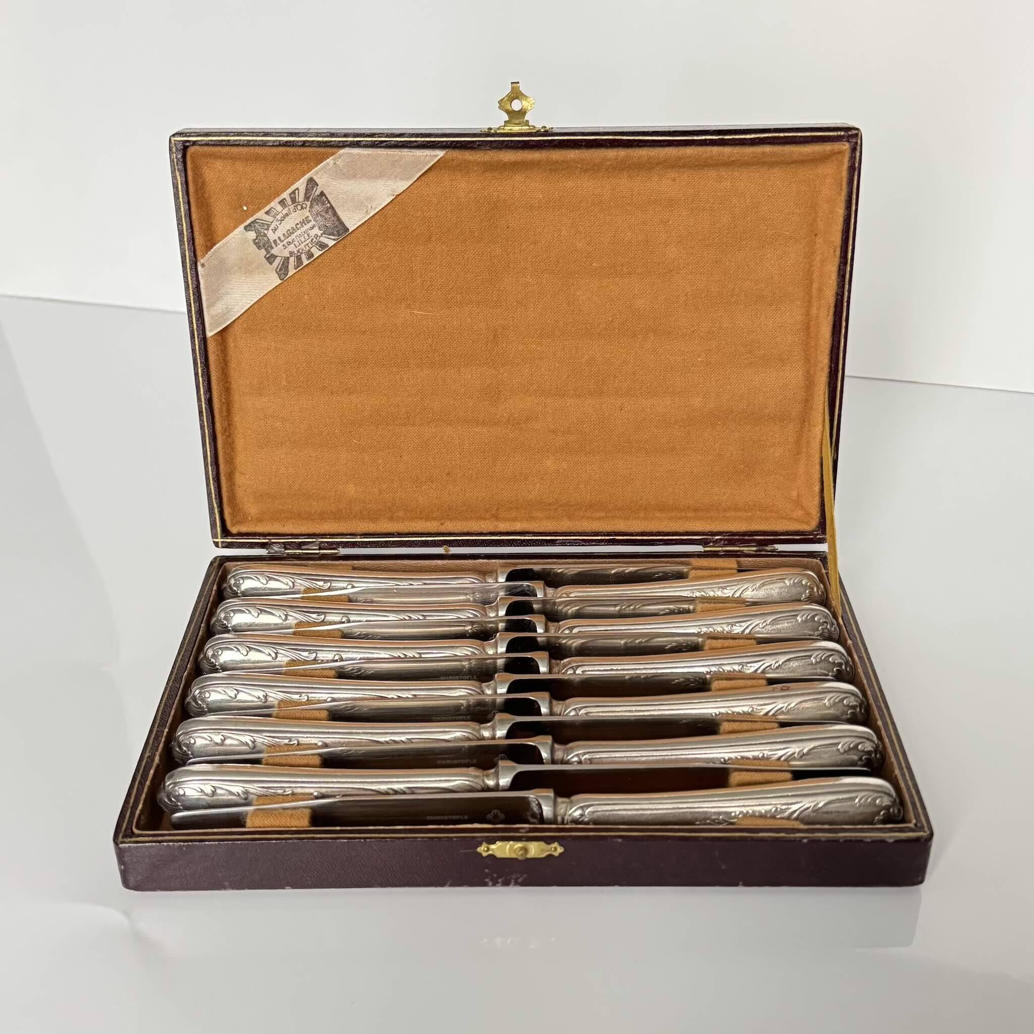 12 couteaux Christofle Marly